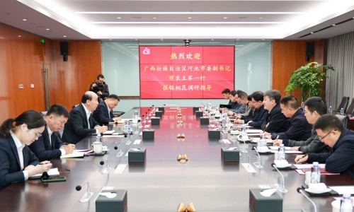 广西壮族自治区河池市委副书记、市长王军莅临尊龙AG