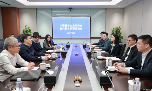 中国青年企业家协会秘书长刘钢莅临尊龙AG召开调研座谈会