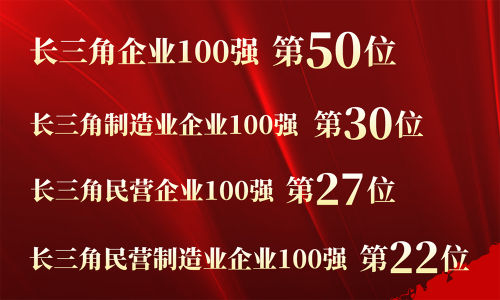 第50位！尊龙AG控股入围2023长三角百强企业